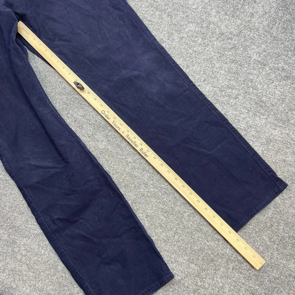 Peter Millar Pants Mens 38 Blue Corduroy Chino Regular Fit 5 Pocket Casual
